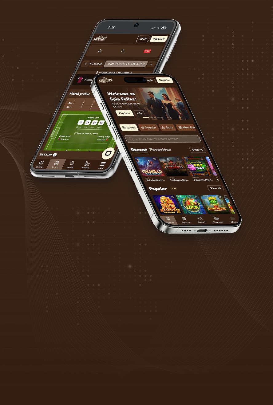 Spinfellas Mobile App Banner